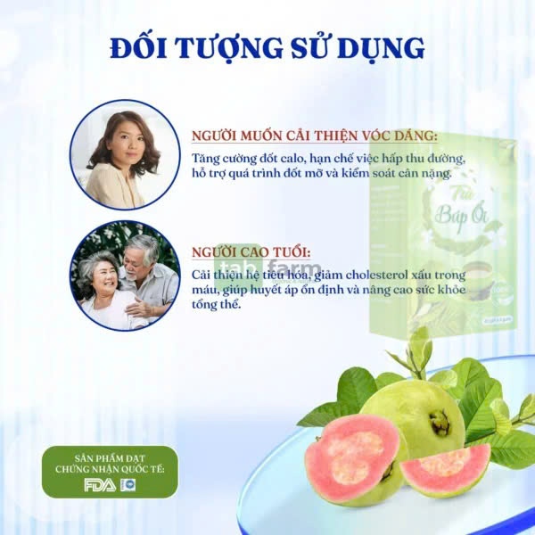 [Chính Hãng] Trà Búp Ổi Hộp 60 Túi Lọc Trà  Hỗ Trợ Cải Thiện Hệ Tiêu Hóa Chống Tiểu Đường