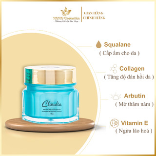 [CHÍNH HÃNG] Kem Dưỡng trắng da, Ngừa nám, Giữ ẩm, Ngừa lão hóa da Claudia 10g, 15g