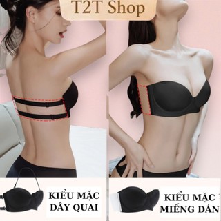 T2T Áo Cúp Ngực Có Gọng Đệm Dày 3cm Chống Tụt Nâng Đẩy Ngực Tự Nhiên