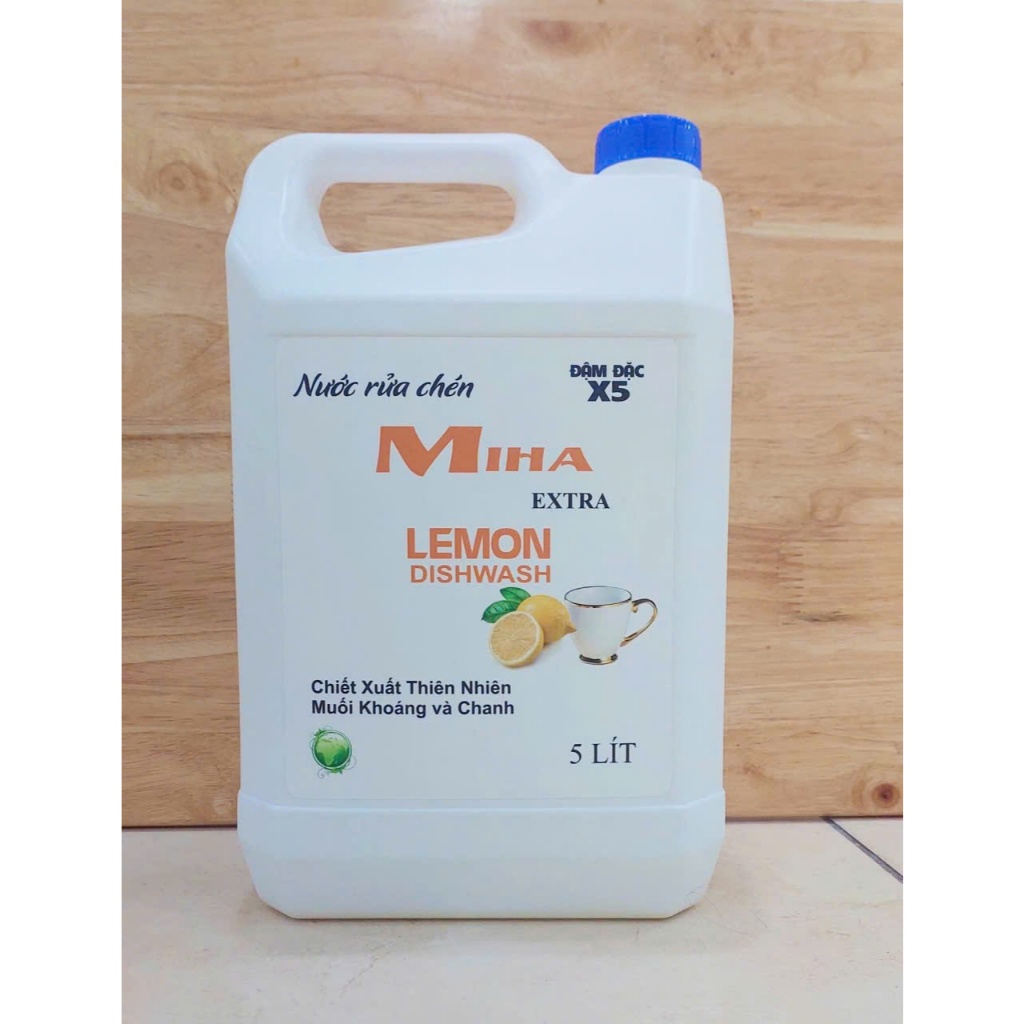Nước Rửa Chén Miha Extra X5 – Chiết xuất thiên nhiên, sạch dịu nhẹ phù hợp cho da tay nhạy cảm.