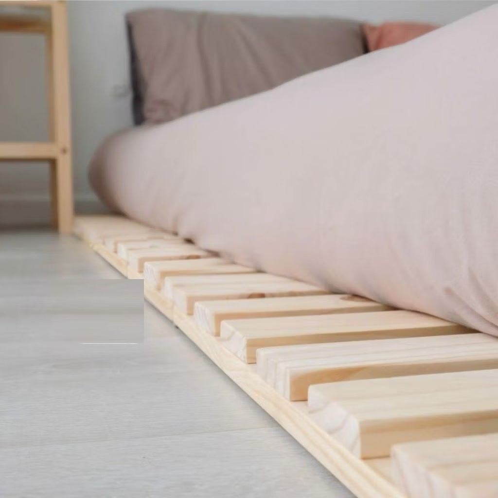 Giường pallet gấp gọn gỗ thông , giường gấp gọn cho homestay , gường ngủ homdecor