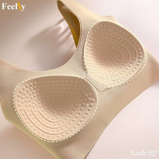 Áo Bra Định Hình FEELSY Aso Quây Không Gọng Bản To Chống Hằn Giảm Mỡ Lưng Nude 02