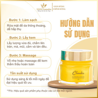 Kem Dưỡng trắng da, Chống nắng, Ngừa mụn, Ngừa lão hóa Claudia