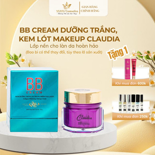 BB Cream Cấp ẩm, Kem lót hỗ trợ Makeup, Nâng tông nhẹ Claudia