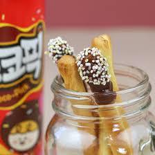 Bánh quy que chấm choco-pick haitai hàn quốc 45g