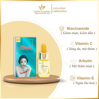 Combo dưỡng trắng da, ngừa mụn Claudia
