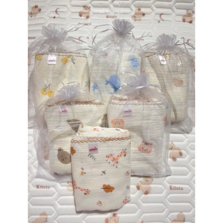 Khăn tắm xô Hàn Muslin 2 lớp Jubon chính hãng, khăn tắm mỏng siêu thấm hút, mềm mại