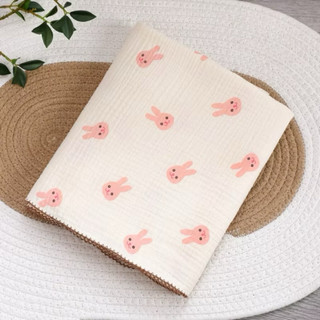 Khăn tắm xô Hàn Muslin 2 lớp Jubon chính hãng, khăn tắm mỏng siêu thấm hút, mềm mại