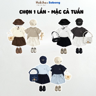 BST "CHỌN 1 LẦN - MẶC CẢ TUẦN" cho bé Hokiha vải mềm mại, thoáng mát size 8-17kg A67-NQ01-QQ42-QQ102-QQ103-QQ104