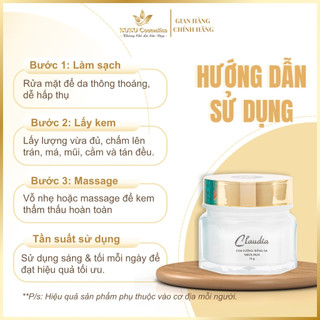 Kem Dưỡng trắng da, Ngừa mụn Claudia 10g, 15g