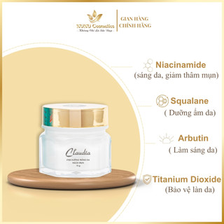 Combo dưỡng trắng da, ngừa mụn Claudia