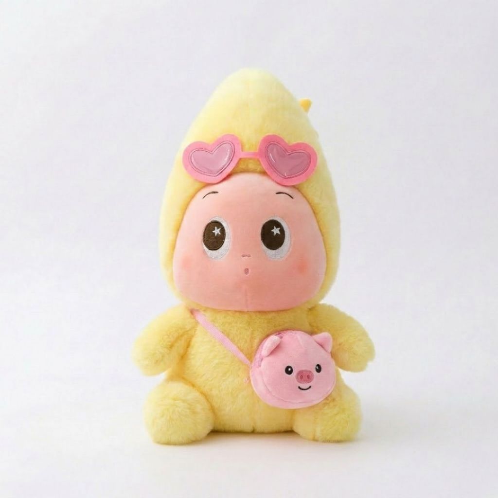 Gấu Bông Bé Ngôi Sao Twinkle Đeo Túi,Đeo Phao Heo Đáng Yêu, Thú Nhồi Bông Hoạt Hình Twinkle Little Star Quà Tặng Cho Bé
