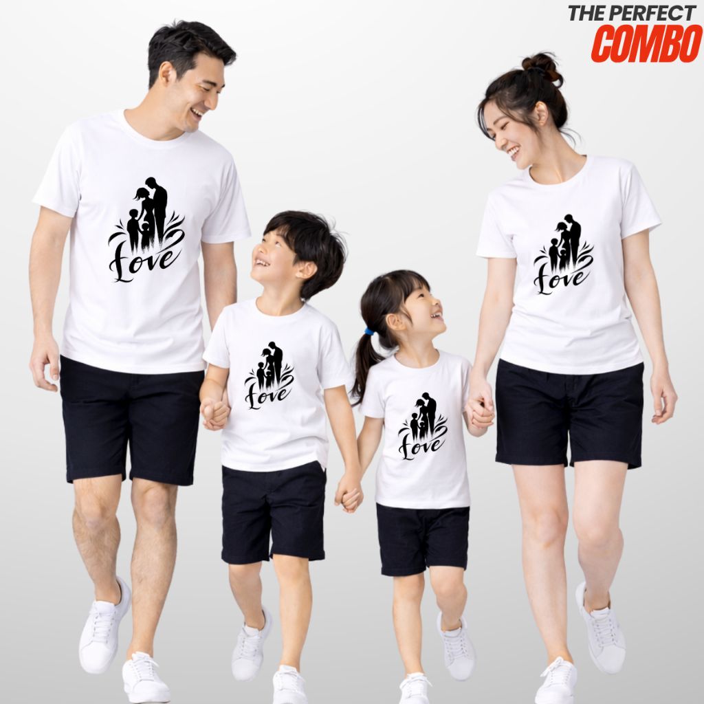 Áo Thun Gia Đình Cotton In Hình Family – Set Áo Gia Đình Đi Chơi, Du Lịch F772 | JJ Kids Fashion