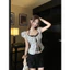Set Áo Nữ 2 Món Chấm Bi Phối Ren – Sơ Mi Buộc Dây + Áo Yếm Sexy Hàn Quốc, Dáng Ôm Tôn Dáng Đi Chơi Mùa Hè