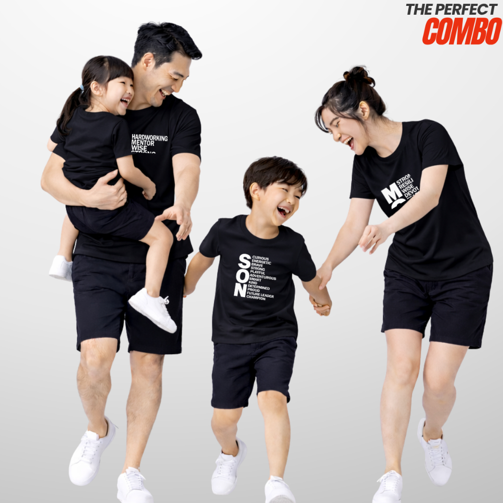 Áo Thun Gia Đình Cotton In Hình Family – Set Áo Gia Đình Đi Chơi, Du Lịch F773 | JJ Kids Fashion