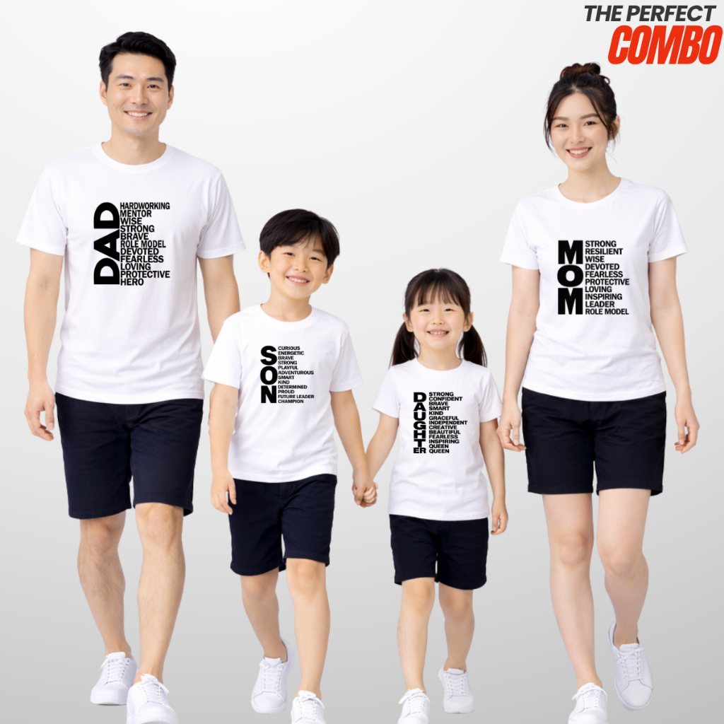 Áo Thun Gia Đình Cotton In Hình Family – Set Áo Gia Đình Đi Chơi, Du Lịch F773 | JJ Kids Fashion
