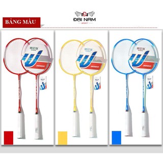 Bộ 2 Vợt Cầu Lông Căng Sẵn 706 Khung Crom Siêu Dẻo Dành Cho Tập Luyện + Tặng Túi Và 3 Quả Cầu