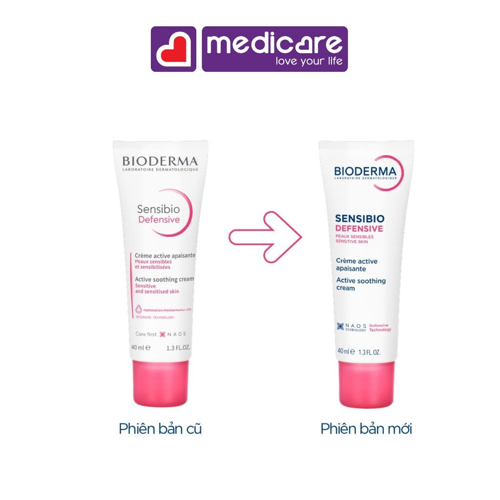 Kem dưỡng ẩm Bioderma Sensibio 40ml