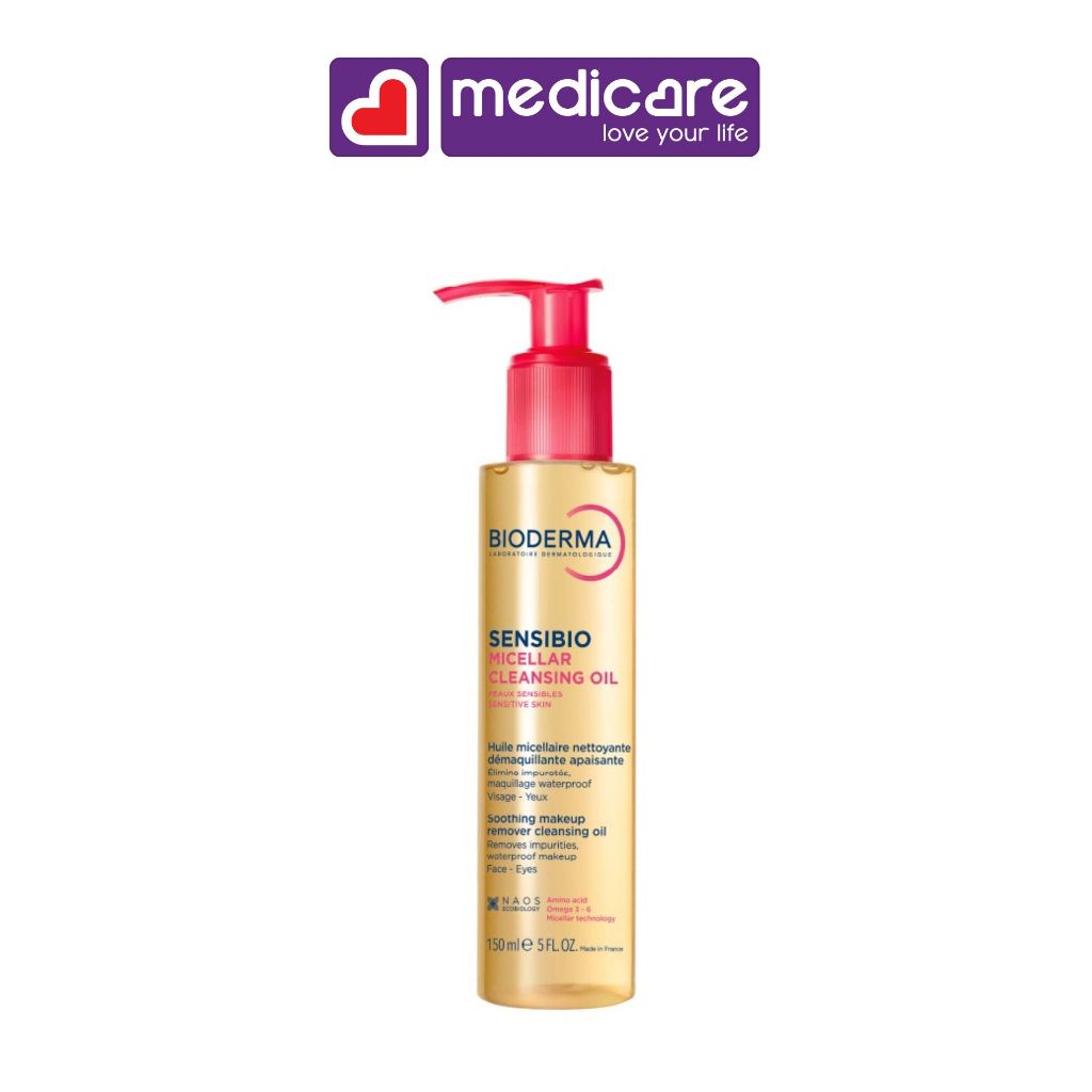 Dầu tẩy trang Bioderma sensibio sạch sâu dịu nhẹ 150ml