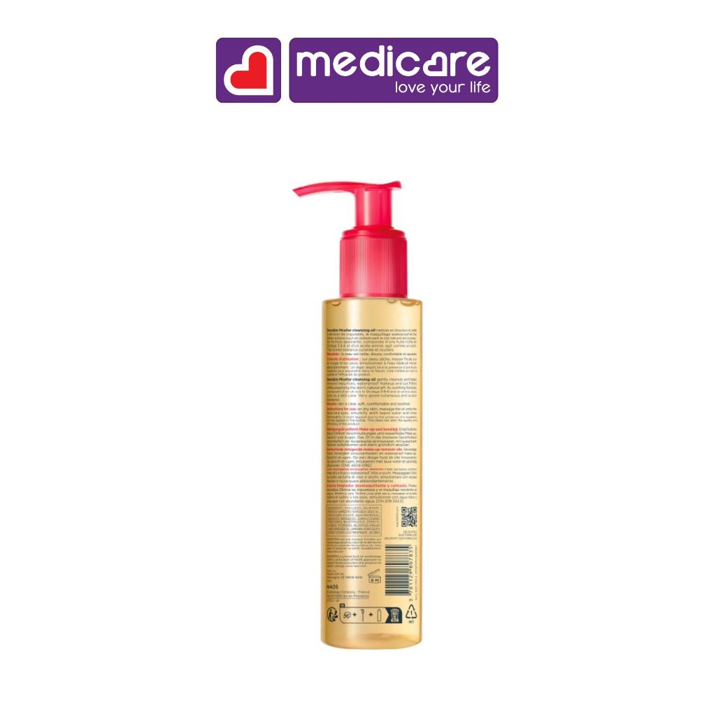 Dầu tẩy trang Bioderma sensibio sạch sâu dịu nhẹ 150ml