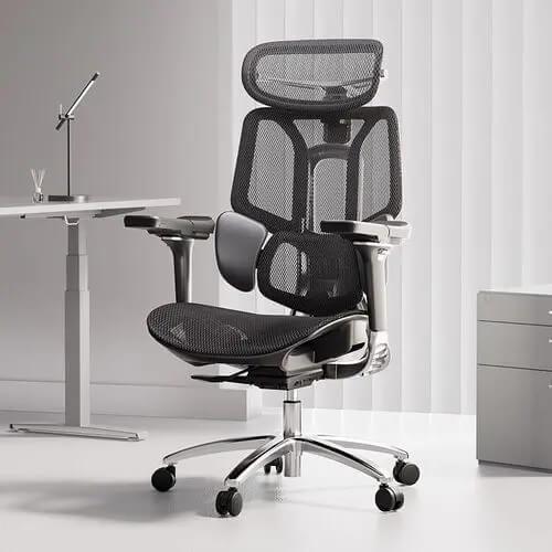 [Chính Hãng-Sẵn Hàng] Ghế SIHOO A3(Doro C300) Gác Chân Màu Đen, Trắng Xám - Ghế Xoay Làm Việc Công Thái Học gác chân