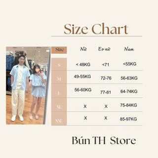 (S - 85) Set đồ đôi nam nữ couple set gió nhăn bí bồng 2 lớp và áo sơmi nam tay cộc, đồ đôi mặc cùng người yêu