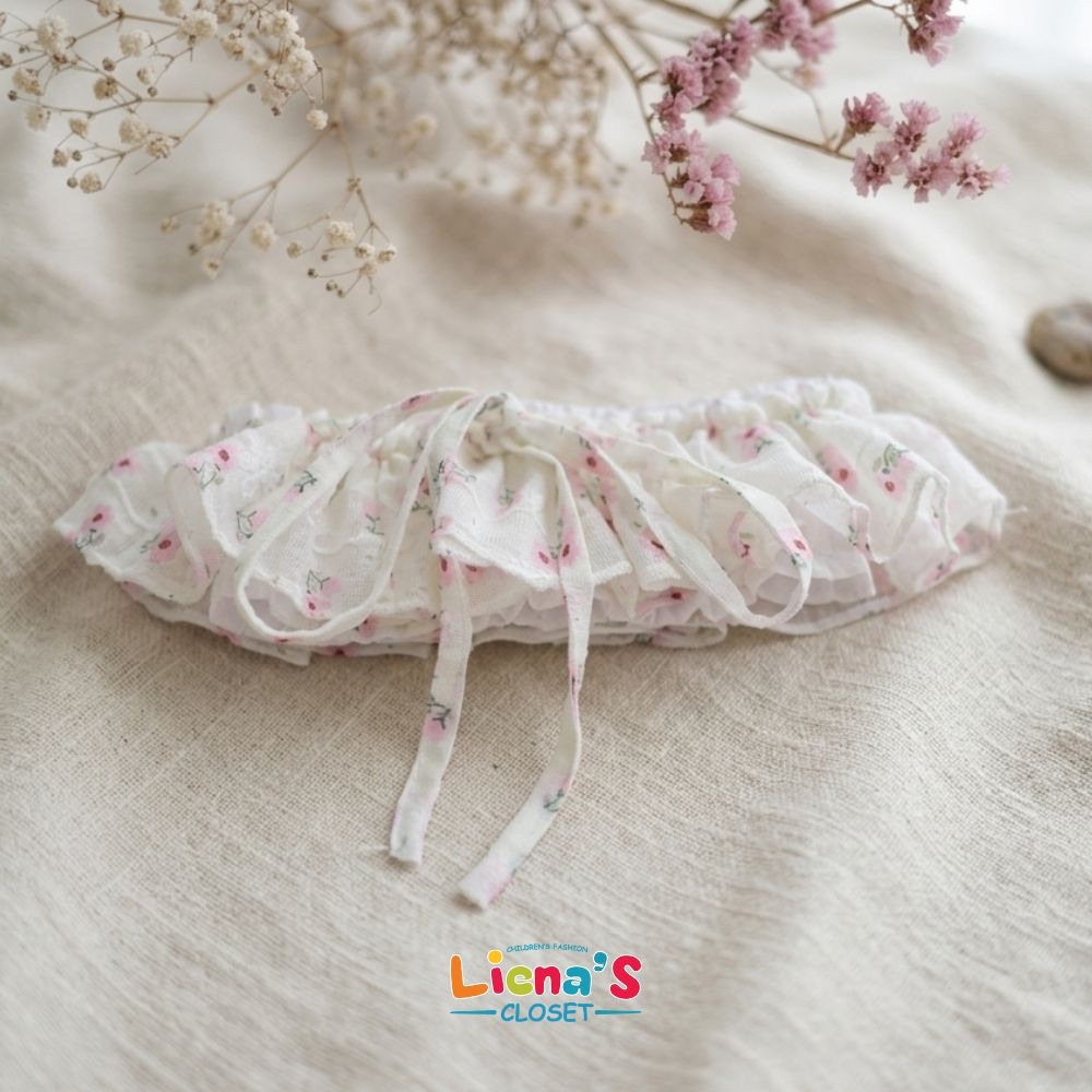 Đồ Bơi Bé Gái 2 Mảnh Bikini Hoa Nhí Bèo Nhún Dễ Thương Cho Bé Đi Biển Liena's Closet