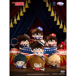 Blindbox móc gấu bông chính hãng Conan Ran Kid Akai Amuro phiên bản rạp xiếc