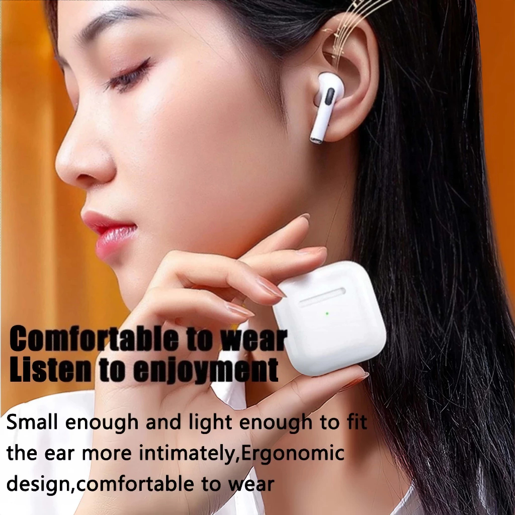 Tai nghe Bluetooth không dây trong tai TWS Pro4 tích hợp điều khiển cảm ứng và micrô