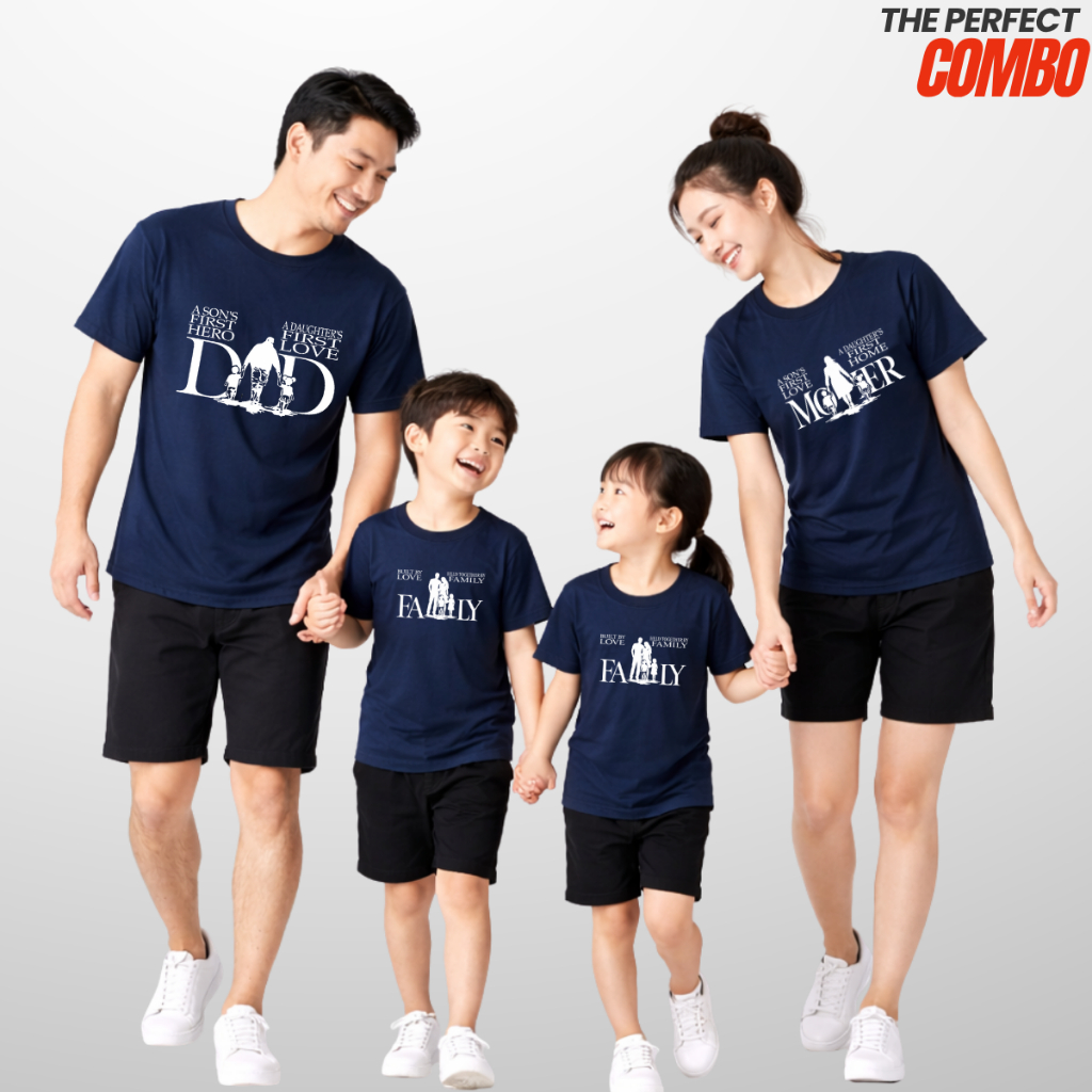 Áo Thun Gia Đình Cotton In Hình Family – Set Áo Gia Đình Đi Chơi, Du Lịch F775 | JJ Kids Fashion