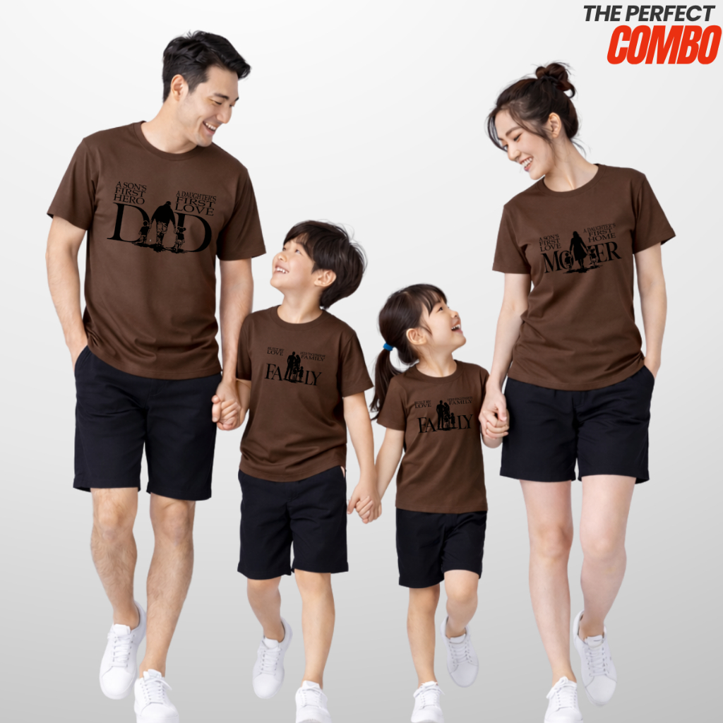 Áo Thun Gia Đình Cotton In Hình Family – Set Áo Gia Đình Đi Chơi, Du Lịch F775 | JJ Kids Fashion