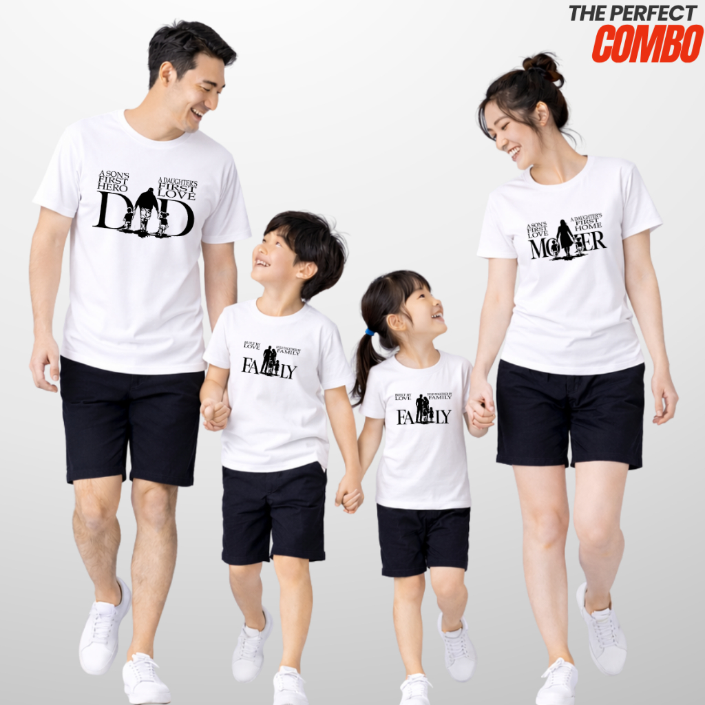 Áo Thun Gia Đình Cotton In Hình Family – Set Áo Gia Đình Đi Chơi, Du Lịch F775 | JJ Kids Fashion
