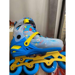 Giày patin trẻ em Centosy Kid Pro bánh cao su đặc, càng hợp kim nhôm chịu tải trọng dưới 60kg 2 màu xanh/hồng