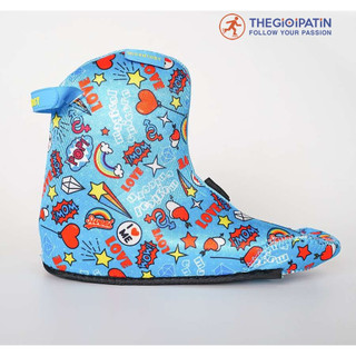 Giày patin trẻ em Centosy Kid Pro bánh cao su đặc, càng hợp kim nhôm chịu tải trọng dưới 60kg 2 màu xanh/hồng