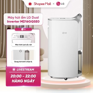 [Hannah Olala] Máy hút ẩm LG Dual Inverter 28L MD16GQSE0.ABAE, Bảo Hành Chính hãng LG 12 Tháng