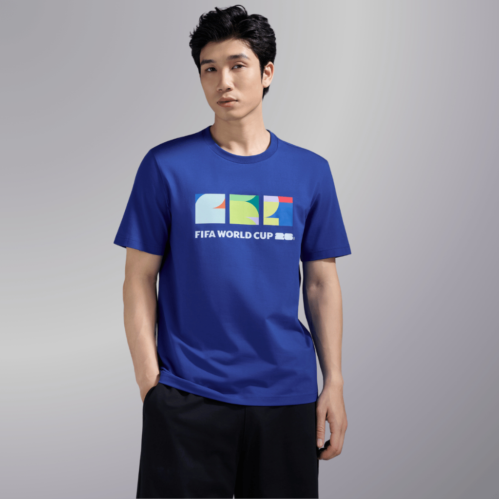 [MUA ÁO TẶNG KHĂN]Áo thun Tshirt nam nữ Cotton Compact World Cup Vibrant Era 26