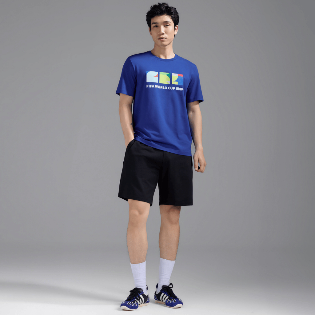 [MUA ÁO TẶNG KHĂN]Áo thun Tshirt nam nữ Cotton Compact World Cup Vibrant Era 26