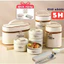 Hộp Đựng Cơm Giữ Nhiệt 3 Tầng - 4 Tầng Tặng Kèm Đũa Thìa, Hộp Cơm Văn Phòng Tiện Lợi