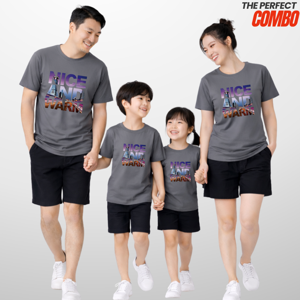 Áo Thun Gia Đình Cotton In Hình Family – Set Áo Gia Đình Đi Chơi, Du Lịch F778 | JJ Kids Fashion