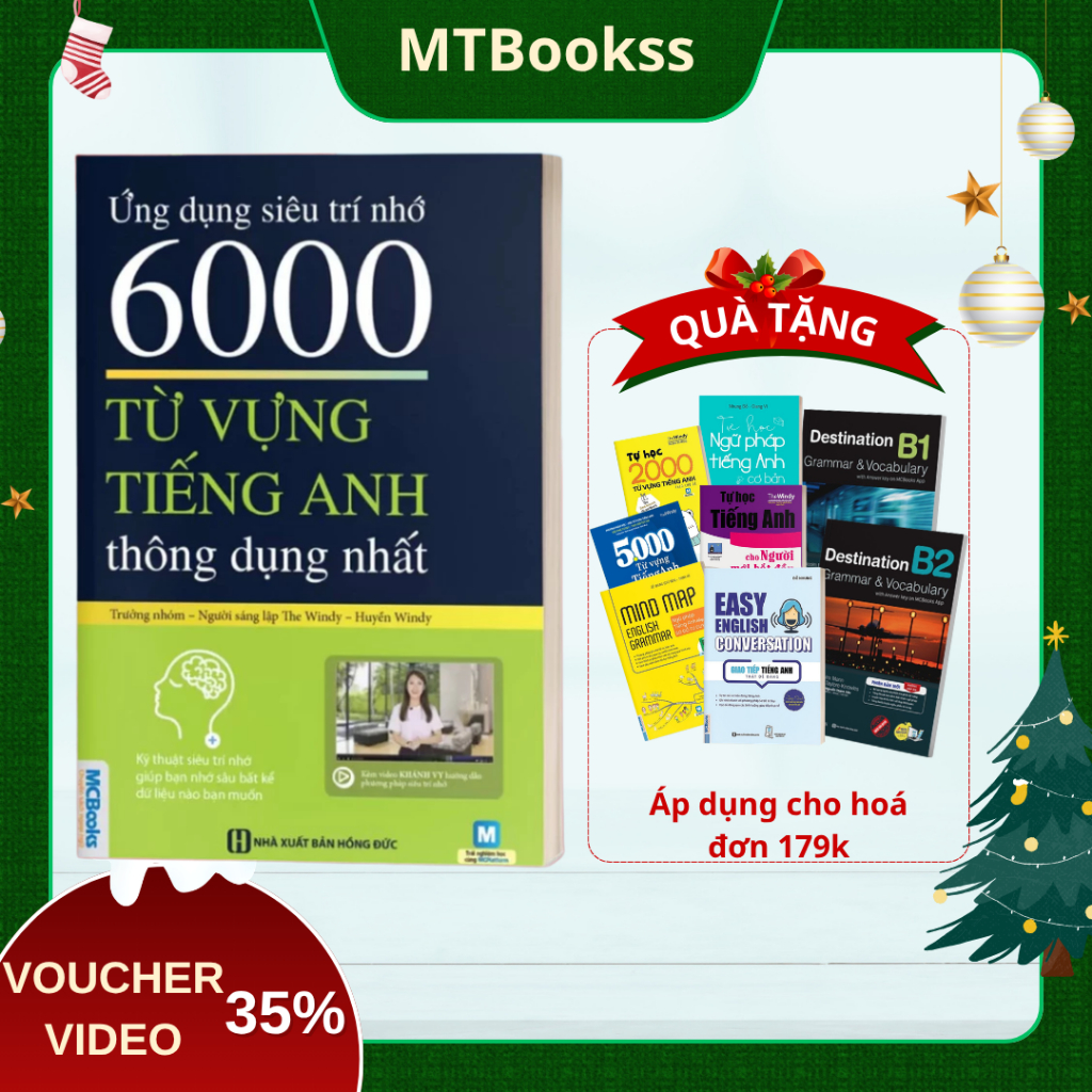 Sách - Ứng Dụng Siêu Trí Nhớ 6000 Từ Vựng Tiếng Anh Thông Dụng Nhất ( phiên bản mới )