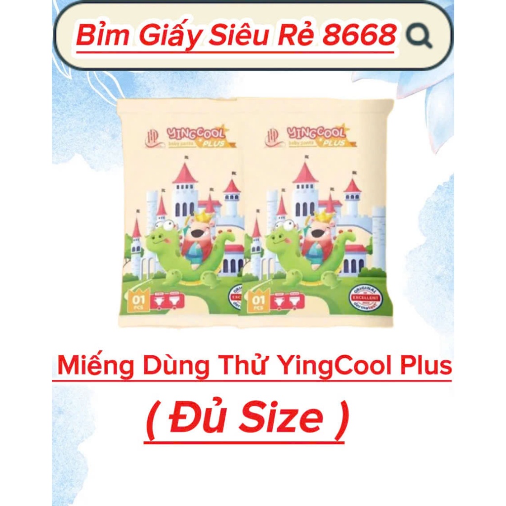 (COMBO 10 Miếng Siêu Hời) Miếng Thử YingCool Plus Đủ Size Cao Cấp