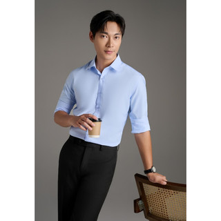 [T7_ĐỒNG GIÁ 849K] Combo Bộ Sơ Mi và Quần Âu Nam 9SMDB547/9QAUB536 Form Bodyfit Cao Cấp Chống Nhăn Kháng Khuẩn