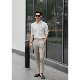 [T7_ĐỒNG GIÁ 849K] Combo Bộ Sơ Mi và Quần Âu Nam 9SMDB547/9QAUB536 Form Bodyfit Cao Cấp Chống Nhăn Kháng Khuẩn