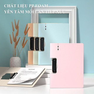Kẹp Tài Liệu A4 – Bìa Kẹp Hồ Sơ Nhựa Cứng, Bìa Đôi Trình Ký Bền Đẹp Cho Văn Phòng, Học Sinh