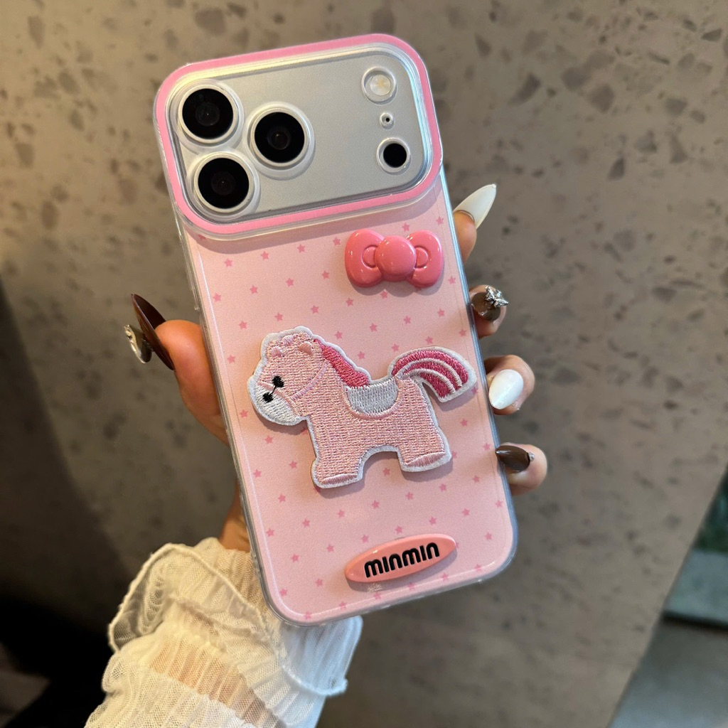 Ốp Lưng Iphone Ngựa Pony Kẹo Ngọt Nơ Xinh Dễ Thương Hot Trend - Nắng Case