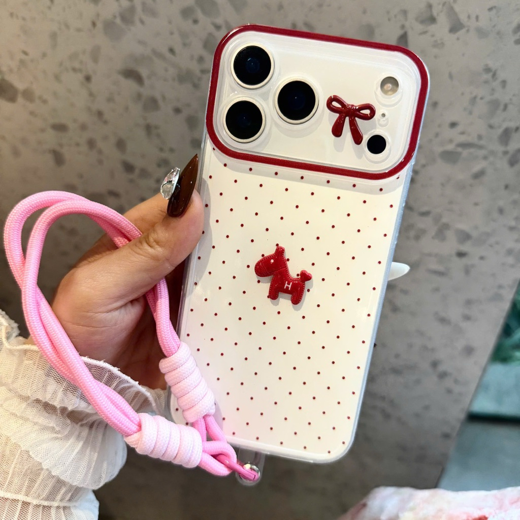 Ốp Lưng Iphone Ngựa Pony Kẹo Ngọt Nơ Xinh Dễ Thương Hot Trend - Nắng Case