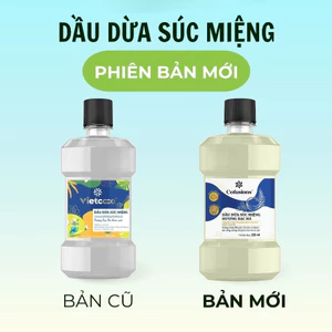 Dầu Dừa Súc Miệng Cofusions Vietcoco Hương Bạc Hà 225ml
