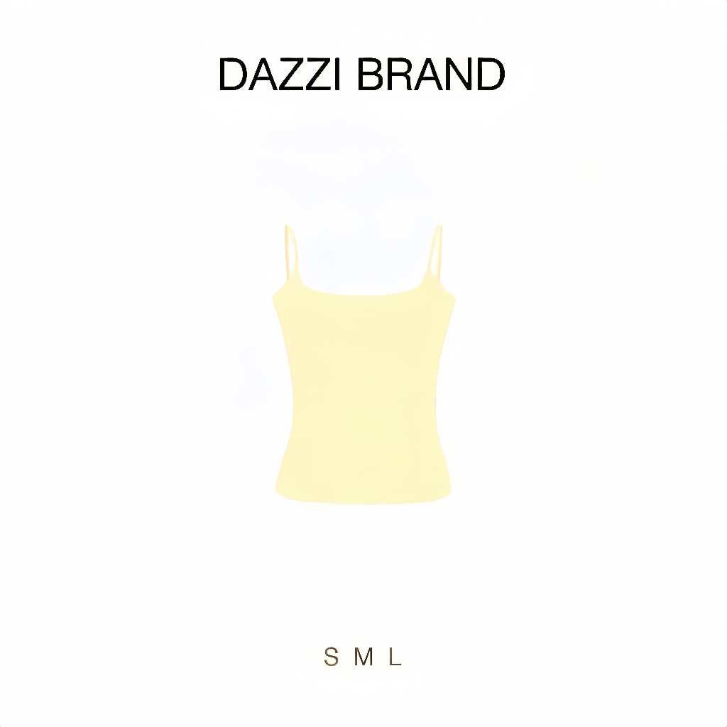 [SC] [KÈM MÚT] Áo hai dây nữ basic ôm dáng chất thun cotton mịn tôn dáng DAZZI Women A057
