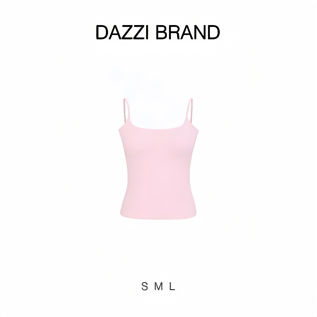 [SC] [KÈM MÚT] Áo hai dây nữ basic ôm dáng chất thun cotton mịn tôn dáng DAZZI Women A057