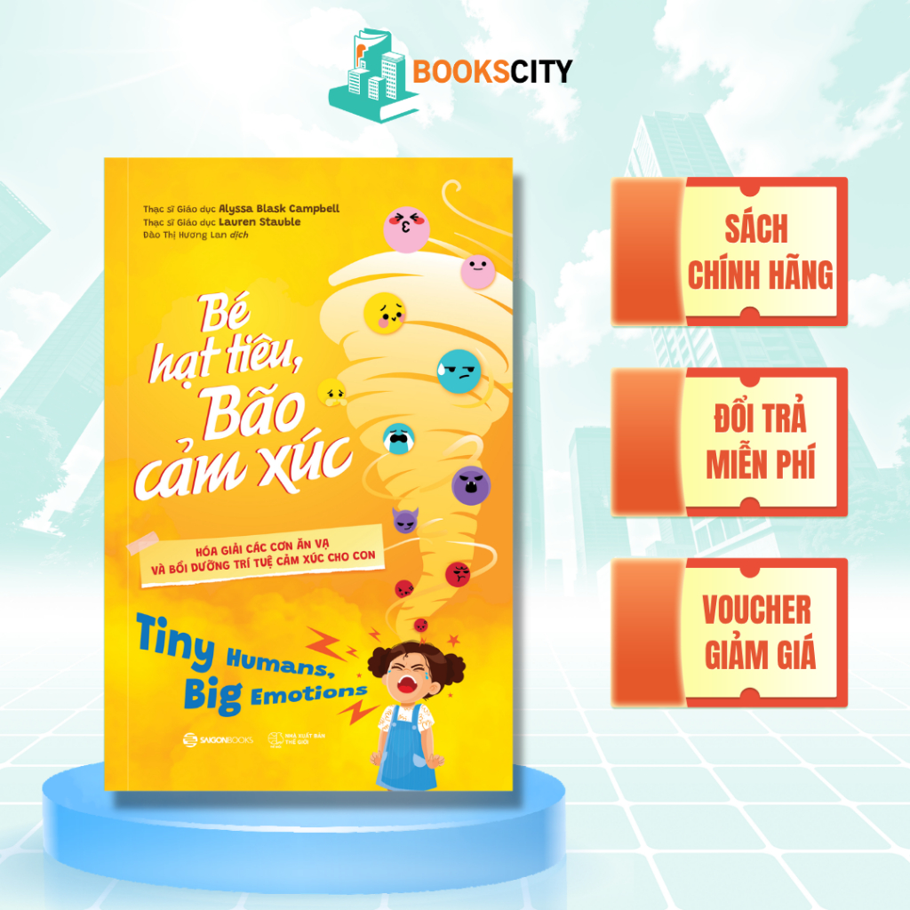 Sách - Bé hạt tiêu, bão cảm xúc - Tiny Humans, Big Emotions